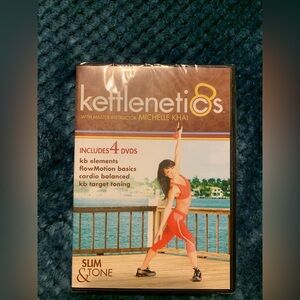 KETTLEBELL DVD. KETTLENETICS WORKOUT DVDS. 4 Full-length fitness DVDs. New!